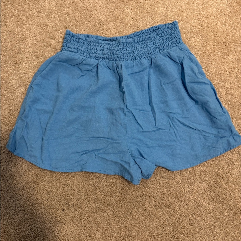 Wild Fable High Waist Blue Shorts
